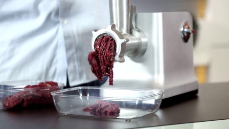 Why does meat turn black in a meat grinder?