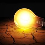 Burning incandescent lamp