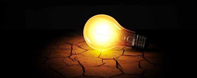 Burning incandescent lamp