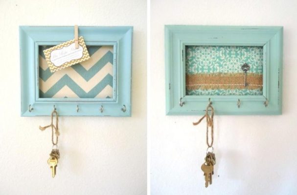 How to make a wall key holder