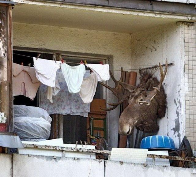 Why is order on Russian balconies such a rarity?