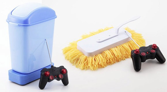 A new invention of the Japanese - a radio-controlled mop