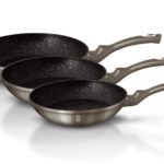 Pans come in three sizes – small, medium and large.