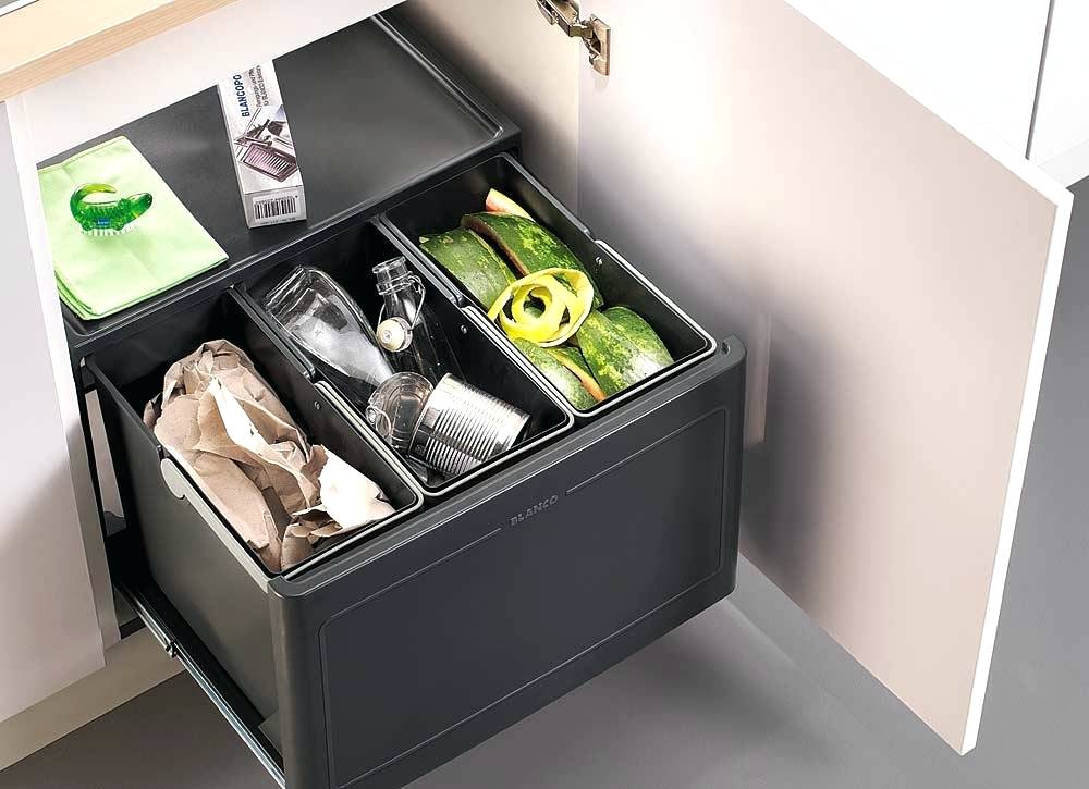 Garbage systems for kitchens.