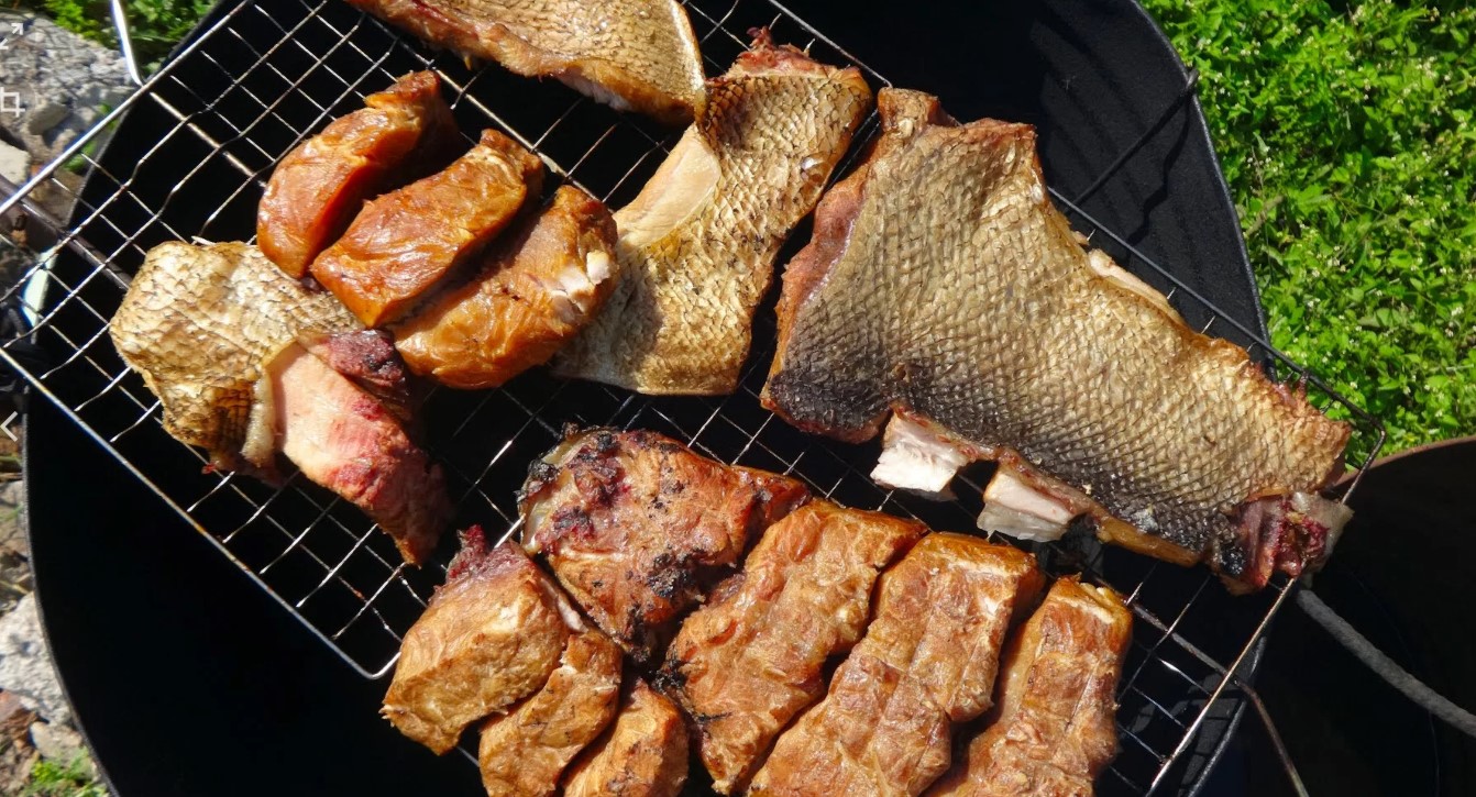 smoking fish