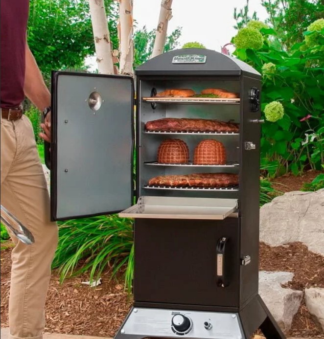 vertical gas smokehouse