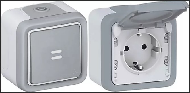 socket with cover