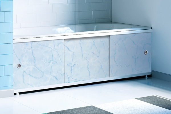 example of a screen for a bath