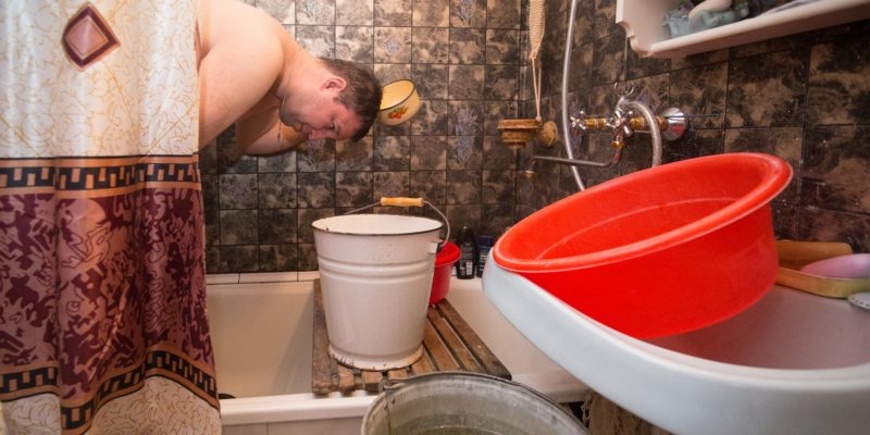 When we come out of the Stone Age. Or why the hot water is turned off