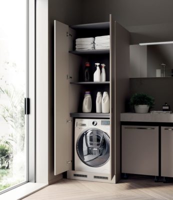 Kitchen or bathroom: where should the washing machine be?