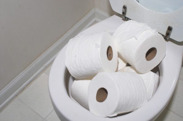Is it okay to throw toilet paper in the toilet?