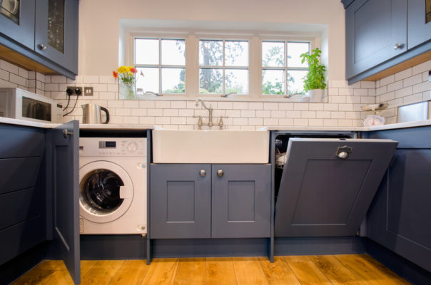Kitchen or bathroom: where should the washing machine be?
