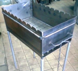 grill with open ash pit
