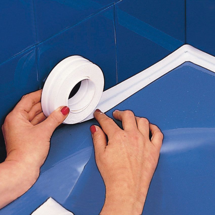 Flexible self-adhesive tape.