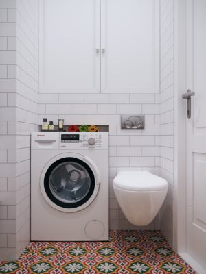 Kitchen or bathroom: where should the washing machine be?