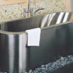 oval steel bath