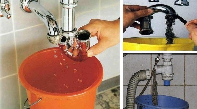 How to disassemble a siphon in the bathroom or kitchen.