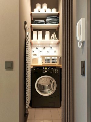 Hallway washing machine