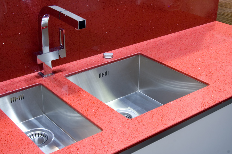 Drop-in sink.