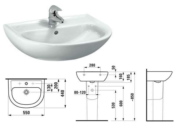 Bathroom Sink Dimensions