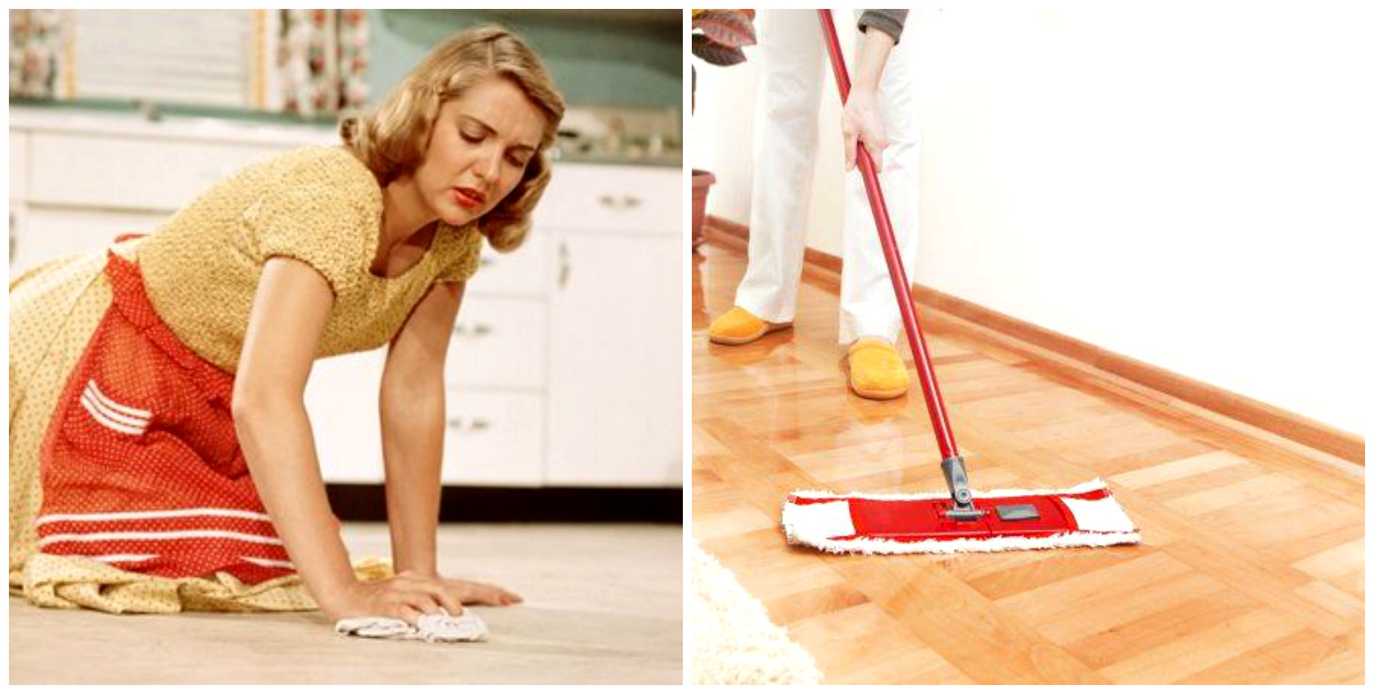By hand or with a mop? What's the best way to clean floors?