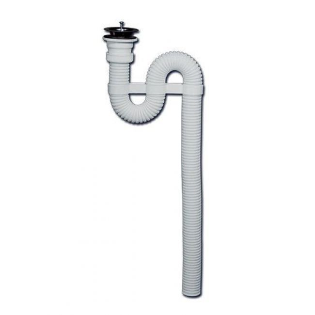 Corrugated siphon for sink.