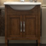 Option for a sink cabinet made of solid wood.