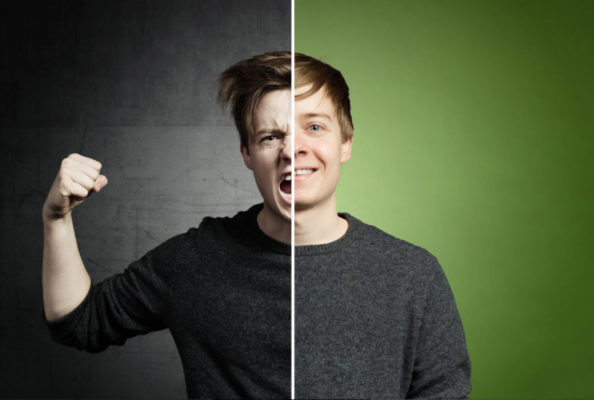 What wallpaper color can cause outbursts of aggression?