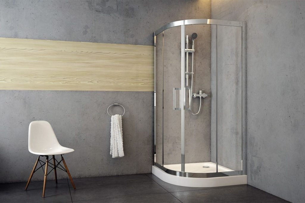 Shower room.