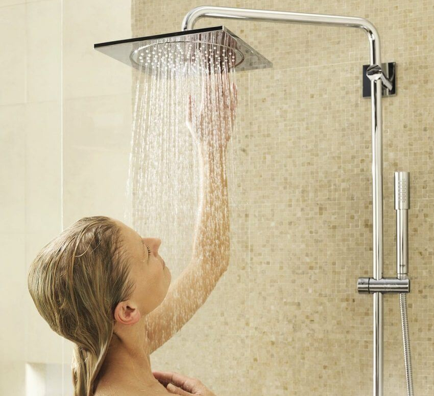 What does a tropical shower look like?