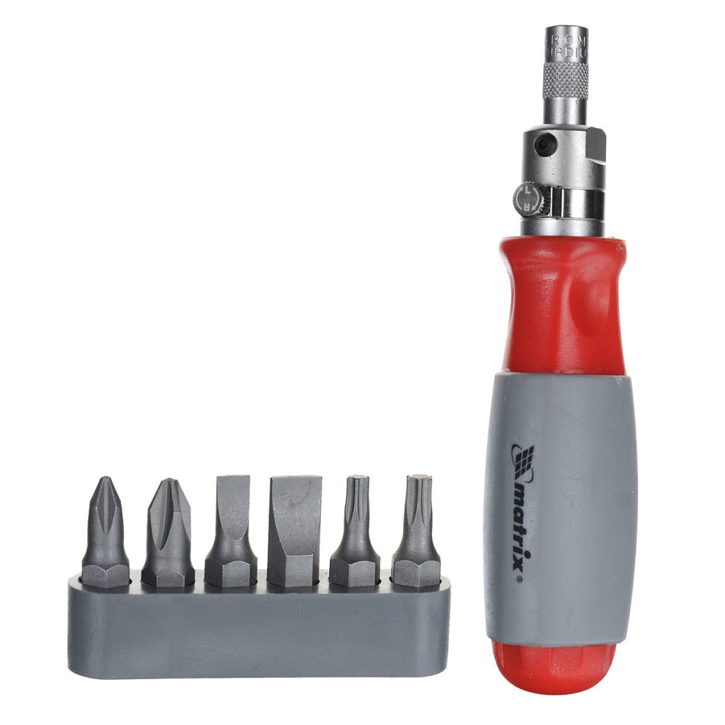 Reversible screwdriver.