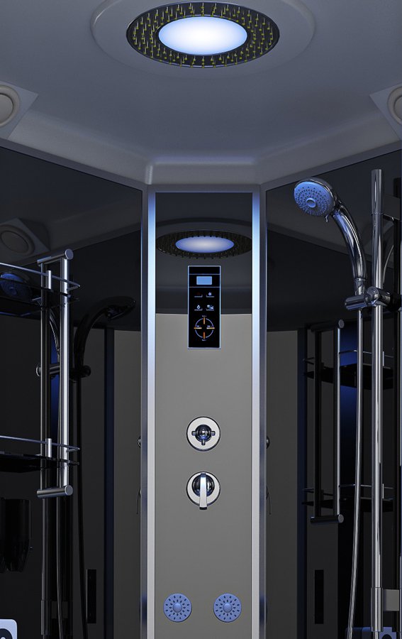 Shower cabin inside.