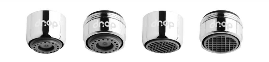 Aerator options for faucets.