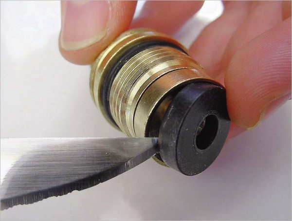 Remove the mixer gasket.