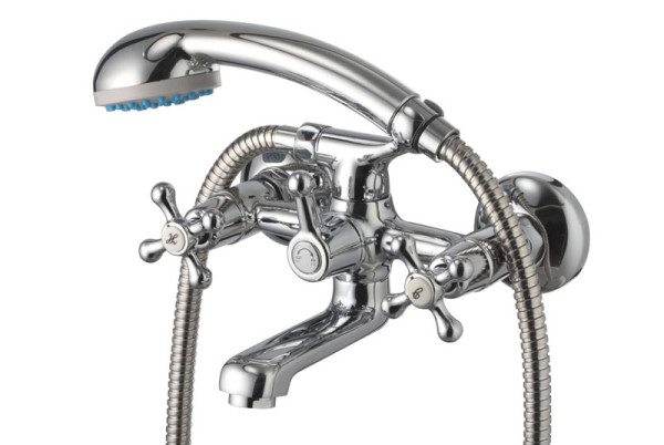 Mixer with two valves.