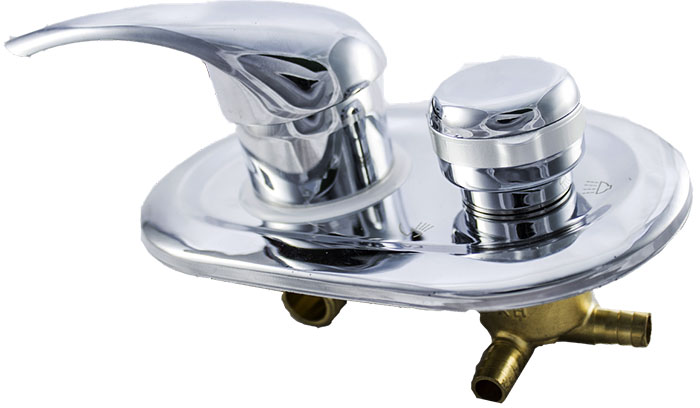 Mixer made of steel.