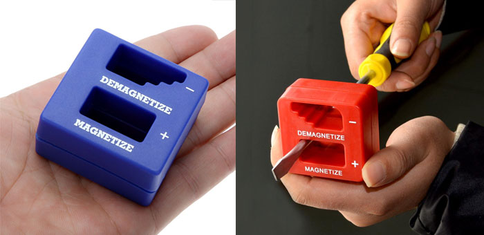 Magnetizer with different holes.