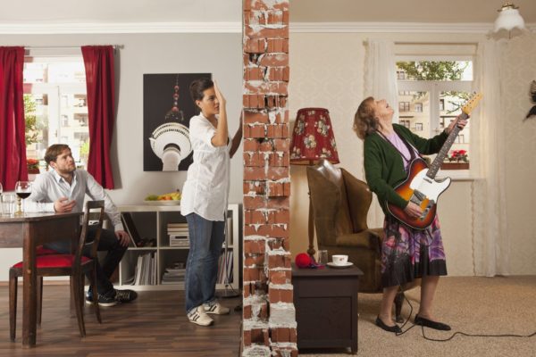What can you do to avoid hearing your neighbors?