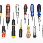Types of screwdrivers.