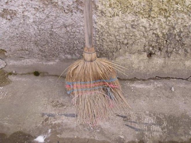 where to put the old broom