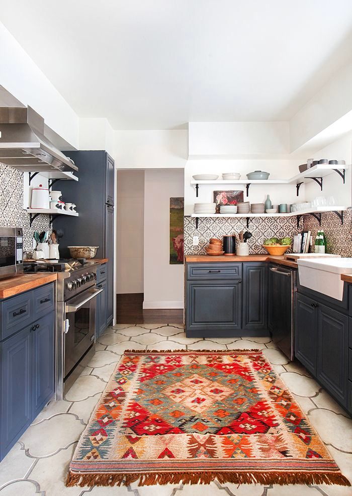 How to choose a carpet for the kitchen