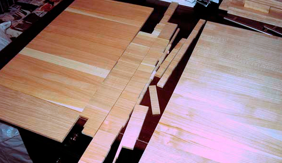 Preparation of individual structural elements..