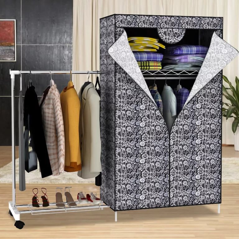 Fabric wardrobe: pros and cons