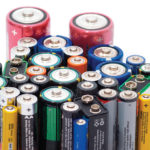 Types of batteries.