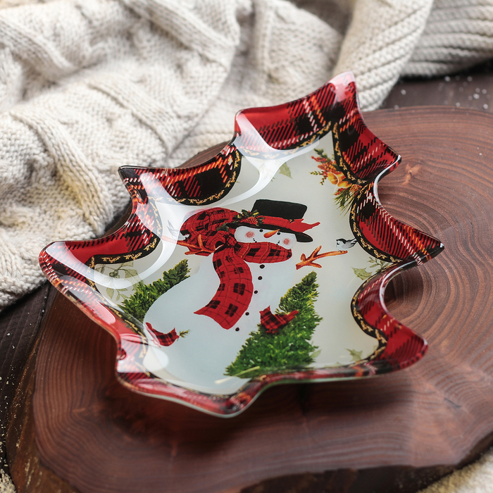 Christmas tree dish