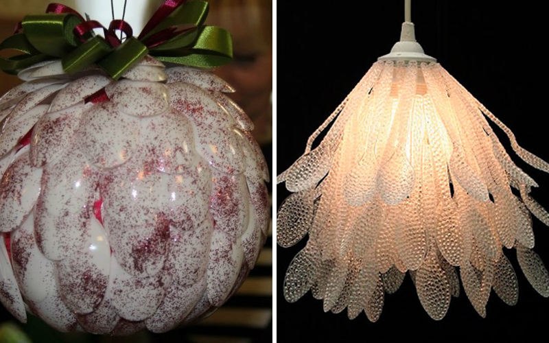 Chandelier lampshade.