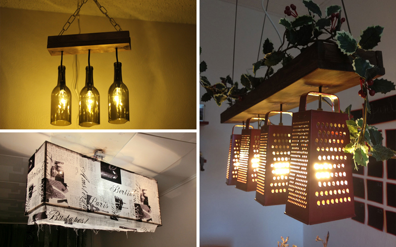 Option for a homemade lampshade.