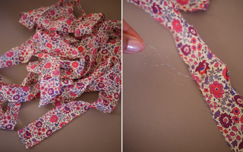 Creating a lampshade: stage 3.