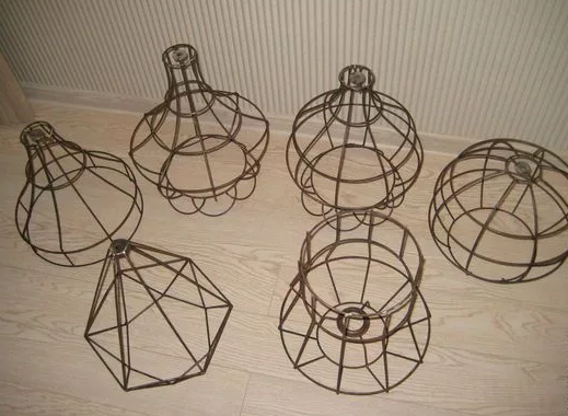 DIY chandelier frames