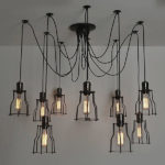 Spider chandelier option.